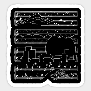 The Moonlight Sonata Sticker